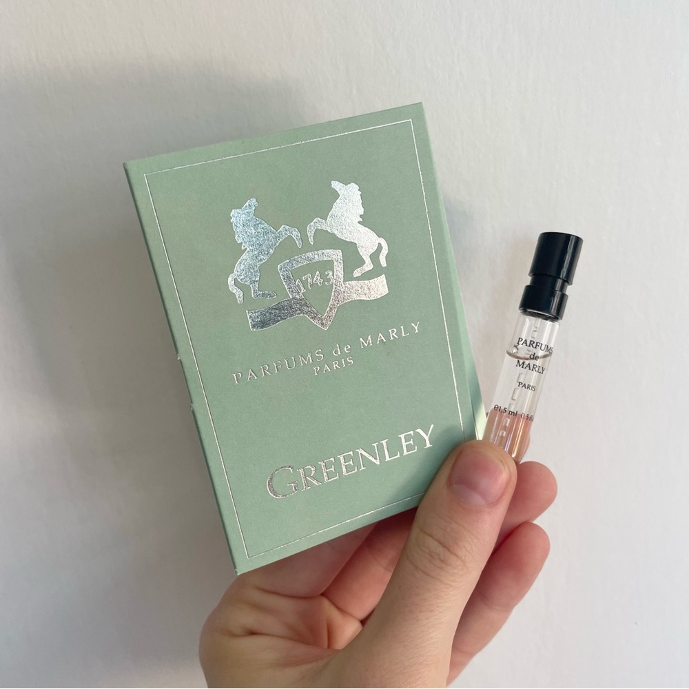 Parfums de Marly Greenley Sample Perfume .05 fl oz Unused Fruity Bergamot Fresh